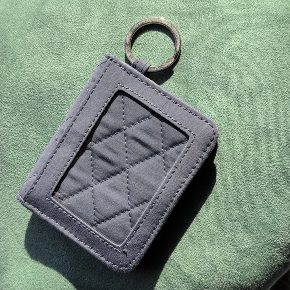 Vera Bradley Campus Double ID Wallet In Carbon Grey - Picture 2 of 4